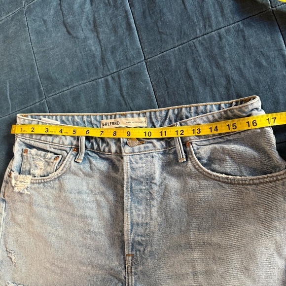 GRLFRND Helena High Rise Cut Off Distressed Short Size 30 - Picture 9 of 12